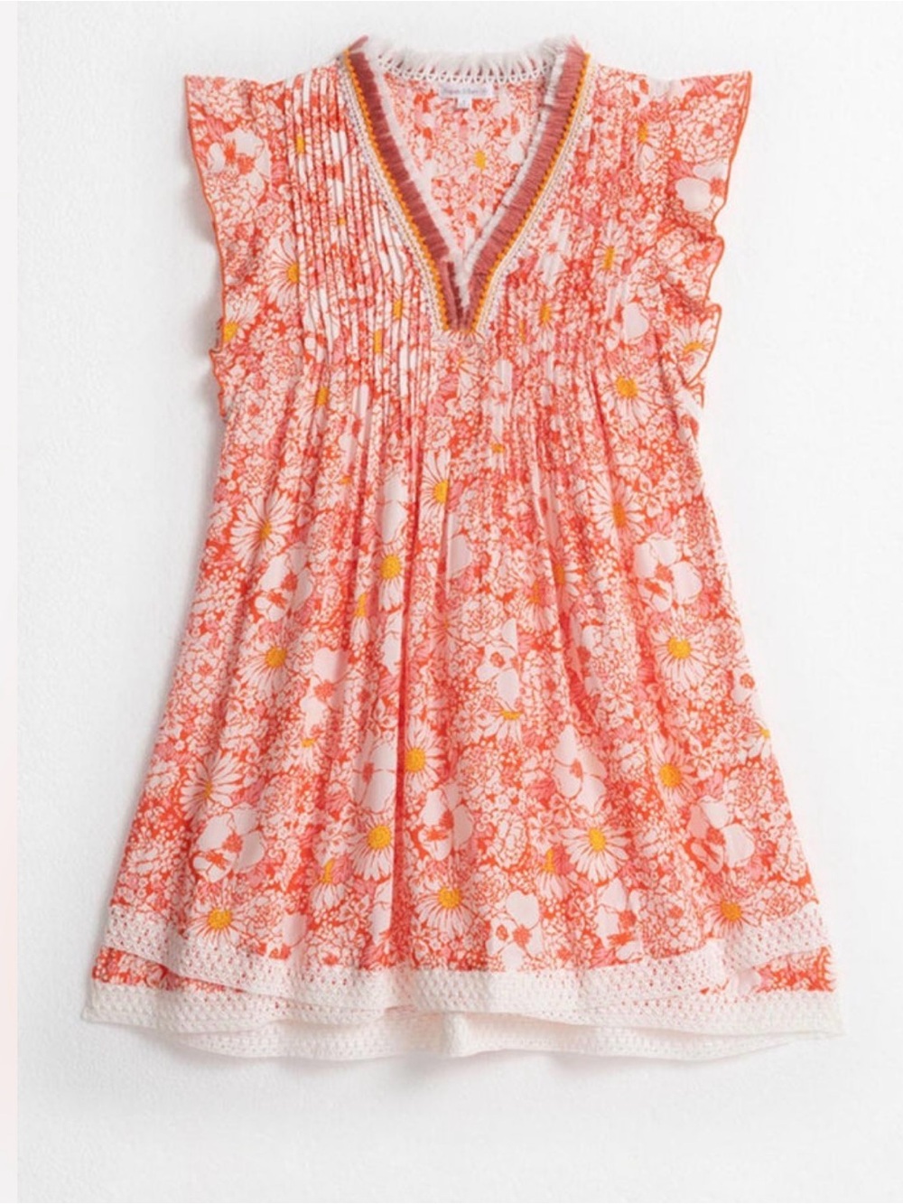 Poupette St. Barth Sasha Girls Floral Mini Dress